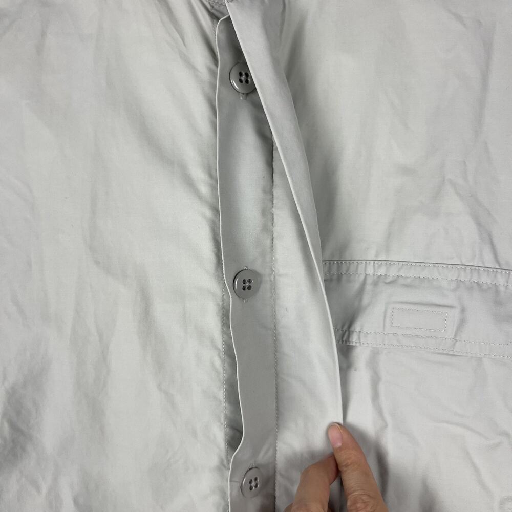Banana Republic Shirt Mens L Stowaway Hood Nylon Zip Off Sleeve Outdoor Fishing‎ - Picture 5 of 16